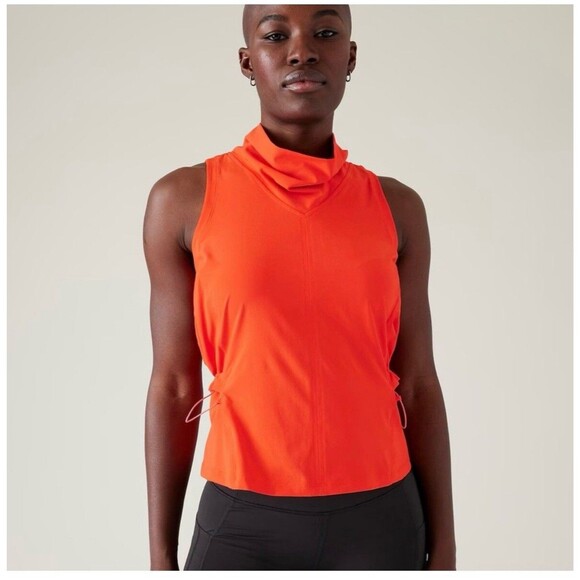 Athleta Venture Out Tank Crop Top Black XXS  NEW #533073 Athletic Running‎ - Picture 3 of 10